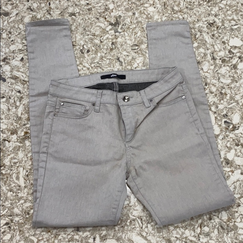 Else grey skinny jeans Sz 27